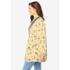 Woman Within Women's Plus Size Button-Front Mixed Print Tunic - 4 of 4