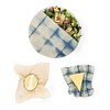 SUPERBEE Beeswax Wrap for Food, Set of 3 Bees Wax Wraps, Reusable Bees Wrap Paper for Wrapping Foods - 2 of 4