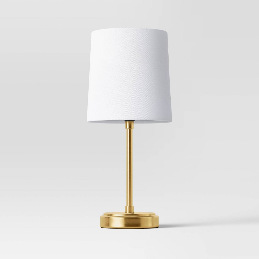 Metal Stick Mini Table Lamp Brass - Threshold