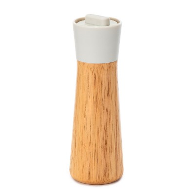 Unique Bargains Wooden Home Kitchen Hand Crank Twist Salt Spice Container Mill  Grinder Shaker Bronze Tone : Target