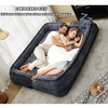 Double Human Dog Bed Chenille Loveseat – Lazy Sofa for Two with Adjustable Backrest and Plump Pillows - 4 of 4