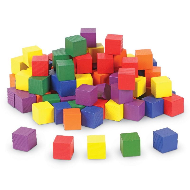 Learning Resources Wooden Color Cubes, 2 of 6