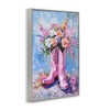 Stupell Industries Floral Cowgirl Boots, 12" x 18" - 3 of 4