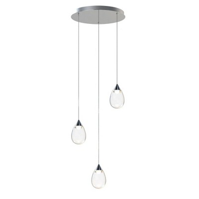 ET2 Lighting Dewdrop 3 - Light Pendant in  Polished Chrome