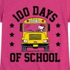 Girls' - Peanuts - Snoopy Bus 100 Days Of School Fitted Short Sleeve Graphic T-Shirt - 2 of 4