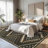 Nasitip Bohemia Geometric Patterns Area Rug,Machine Washable & Non-Slip, Soft Low Pile for Easy-Living Rooms - 4 of 4