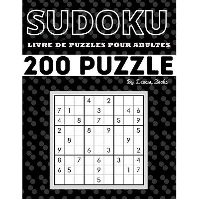 Sudoku- livre de puzzles pour adultes - by  Deeasy Books (Paperback)