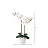 Nearly Natural 26-in Artificial Double Orchid Phalaenopsis with Decorative Vase (Real Touch) - 2 of 4