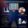 Portable Basketball Hoop 8-10ft Height Adjustable for Youth Adults LED Basketball Hoop Lights, Colorful lights, Play at Night Outdoors - 3 of 4