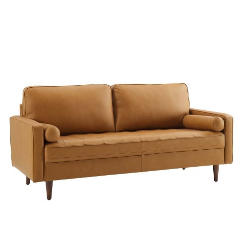 Target leather store sofa