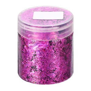 Unique Bargains Shiny Nail Resin DIY Jewelry Making Metallic Foil Flakes - 1 of 4