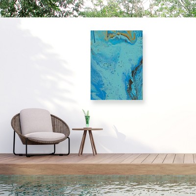 Oilver Nolan Caribbean Blue II Outdoor Canvas Art