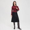 Women's Long Sleeve Draped Knit Blouse - A New Day™ - 4 of 4