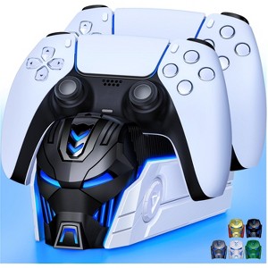 Beboncool PS5 Controller Charger Station for Playstation 5 PS5 Accessories White - 1 of 4