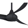 44" Minka Aire Wave Coal Ceiling Fan with Remote Control - 3 of 4