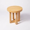 Rose Park Round Wood End Table Brown - Threshold™ designed with Studio McGee - image 3 of 4
