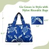 Wrapables Large Foldable Tote Nylon Reusable Grocery Bags - 2 of 4