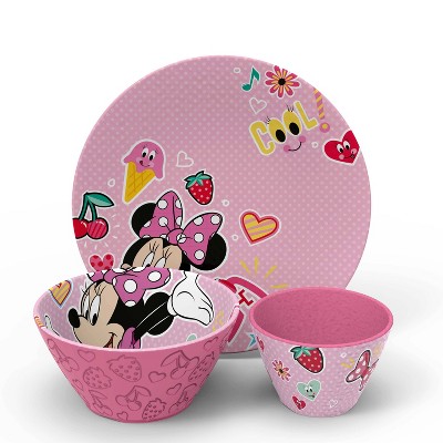 minnie mouse play dish set