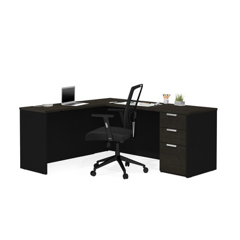 Pro Concept Plus L Shaped Desk Black Bestar Target