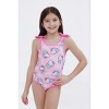 Hello Kitty Rainbow Girls UPF 50+ One Piece Bathing Suit Little Kid to Big - 2 of 4