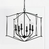 Capital Lighting Bentley 6 - Light Chandelier in  Black Iron - 4 of 4