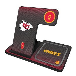 Keyscaper NFL AFC Teams Linen 15-Watt 3 in 1 Charging Station - 1 of 4