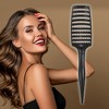 Unique Bargains Wide Curved Vented Hair Brush 1 Piece - 2 of 4