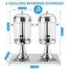 Commercial-Grade Drink Dispenser, Stainless Steel Beverage Dispenser with Ice Core, Stand & Spigot for Catering Events & Weddings - 2 of 4