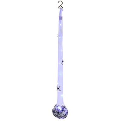 The Lakeside Collection Light-Up Hanging Spider Decoration