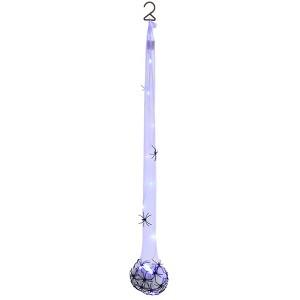 The Lakeside Collection Light-Up Hanging Spider Decoration - 1 of 3