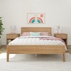Max & Lily Queen Bed Frame, Solid Wood Classic Platform Bed with Panel Headboard for Kids - 2 of 4