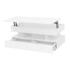 Vynxaria Lift-Top Coffee Table: Modern Design with Ample Storage and LED Lighting - 2 of 4