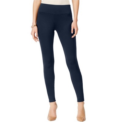 I.N.C International Concepts Womens Ponte Casual Leggings, Blue, 0