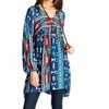 Women's Geometric V-Neck Dress - Velzera - 4 of 4