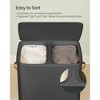 44.9 Gal Large Laundry Hamper with Lid, 2 Compartment Dirty Clothes Basket, Removable Inner Bags & Handles, 22x15.7x29.5 Inches - 2 of 4