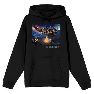 Polar Express Santa Sleigh Screenshot Men's Black Sweatshirt - 1 of 1