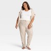 Women's Cashfeel Cable Knit Jogger Pants - Auden™ - 3 of 3