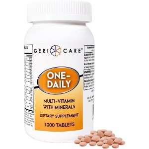 Geri Care One Day Multivitamins With Minerals, 1000 Count - 1 of 4