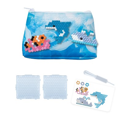  Aquabeads Decorator's Pouch, Complete Arts & Crafts Bead Kit  for Children with DIY Purse - Pink Galaxy Unicorn Theme : Everything Else