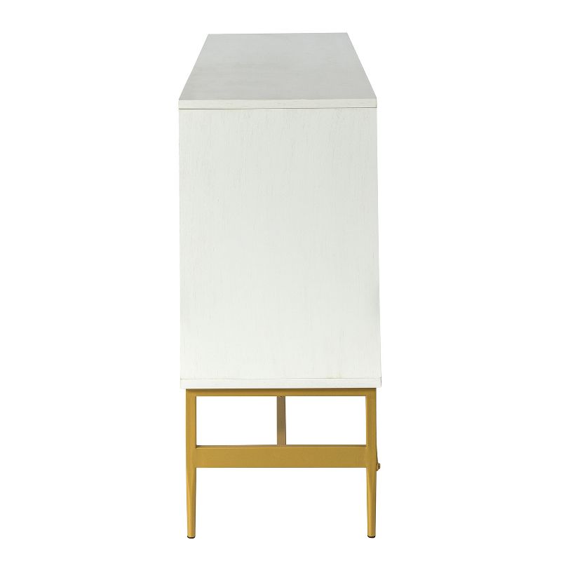 Rudy 65'' Wide Modern Buffet Cabinet Sideboard with Metal Legs| KARAT HOME, 3 of 11