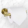 Unique Bargains Bathroom Rustproof Stainless Steel Brushed Fixed Toilet Paper Holders - 3 of 4