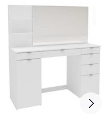 Amelia dressing table store white