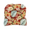 Blazing Needles, 19-inch U-Shaped Spun Polyester Outdoor Tufted Dining Chair Cushion - 2 of 2