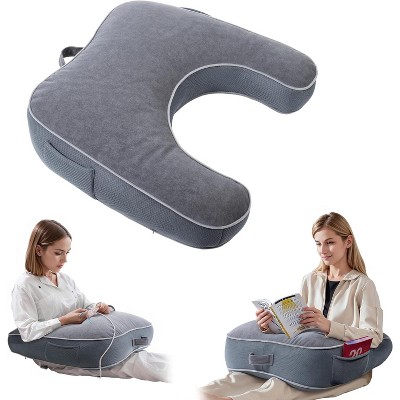 MaseiKar Reading Pillow for Gaming, Lap Desk Pillow, Side Sleeper Pillows for Adults Laptop Pillow for Lap Back Pillow for Bed Sitting up