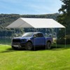 VEVOR 10 x 20 ft Carport Replacement Canopy Cover, Garage Top Tent Shelter Tarp Heavy-Duty Waterproof (Only Top Cover, Frame Not Include), White - 2 of 4