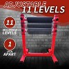 Adjustable Bulgarian Split Squat Stand - 11-Level Steel Single Leg Squat Machine for Home Gym, Hip Thrust - 3 of 4
