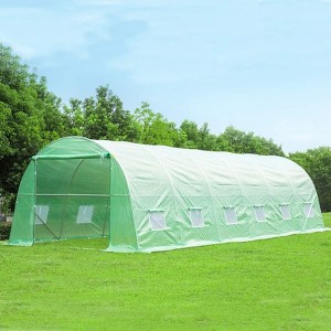 EROMMY Walk-In Greenhouse Tunnel, Large Gardening Plant Hot House Portable Tunnel Tent，Green - 1 of 4