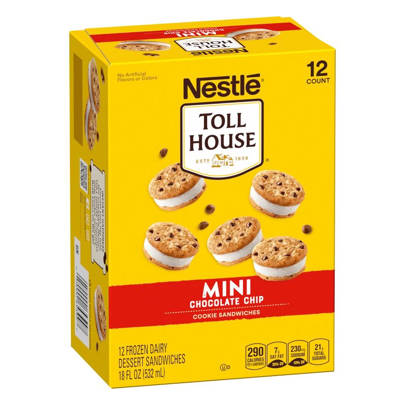 Toll House Mini Ice Cream Cookie Sandwiches - 12ct, 3 of 13