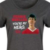 Women's Ferris Bueller's Day Off Ferris My Hero Graphic T-shirt Dress - Heather Charcoal - Medium - 2 of 4