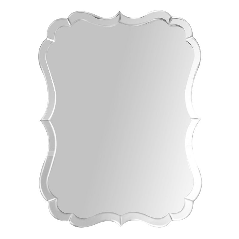 Culpo Rectangle Wall Mirror Silver - Abbyson Living, 1 of 8